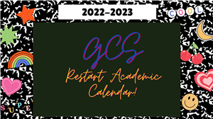 GCS Restart Calendar